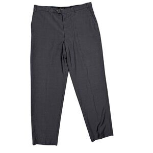 Giorgio Armani Le Collezioni Dress Pants Wool Torusers Made in Italy Grey 36x32